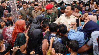 Ribuan Warga Sukabumi Antusias saat Prabowo Meresmikan 9 Titik Bantuan Sumber Air