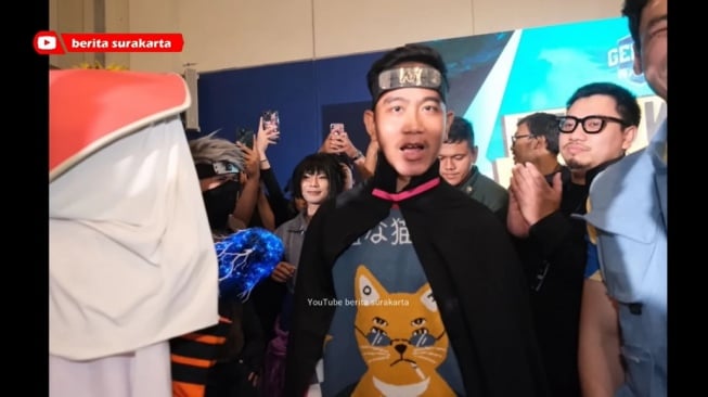 Gibran Rakabuming Raka Menarik Perhatian Pengunjung GEMAZ Festival dengan Penampilan Cosplay Boruto