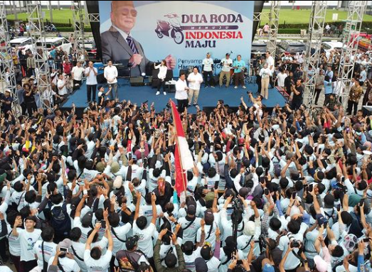 Prabowo Mengucapkan Terima Kasih kepada Para Ojol Jakarta yang Bergabung dalam ‘All In Prabowo’: Dukungan Kalian Terasa Oleh Saya