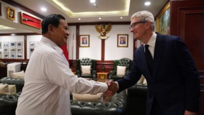 CEO Apple memberikan ucapan selamat kepada Prabowo atas kemenangannya dalam Pilpres, ini pernyataannya