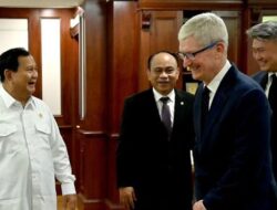 CEO Apple Tim Cook Bertemu dengan Prabowo, Membahas Hasil Pemilu