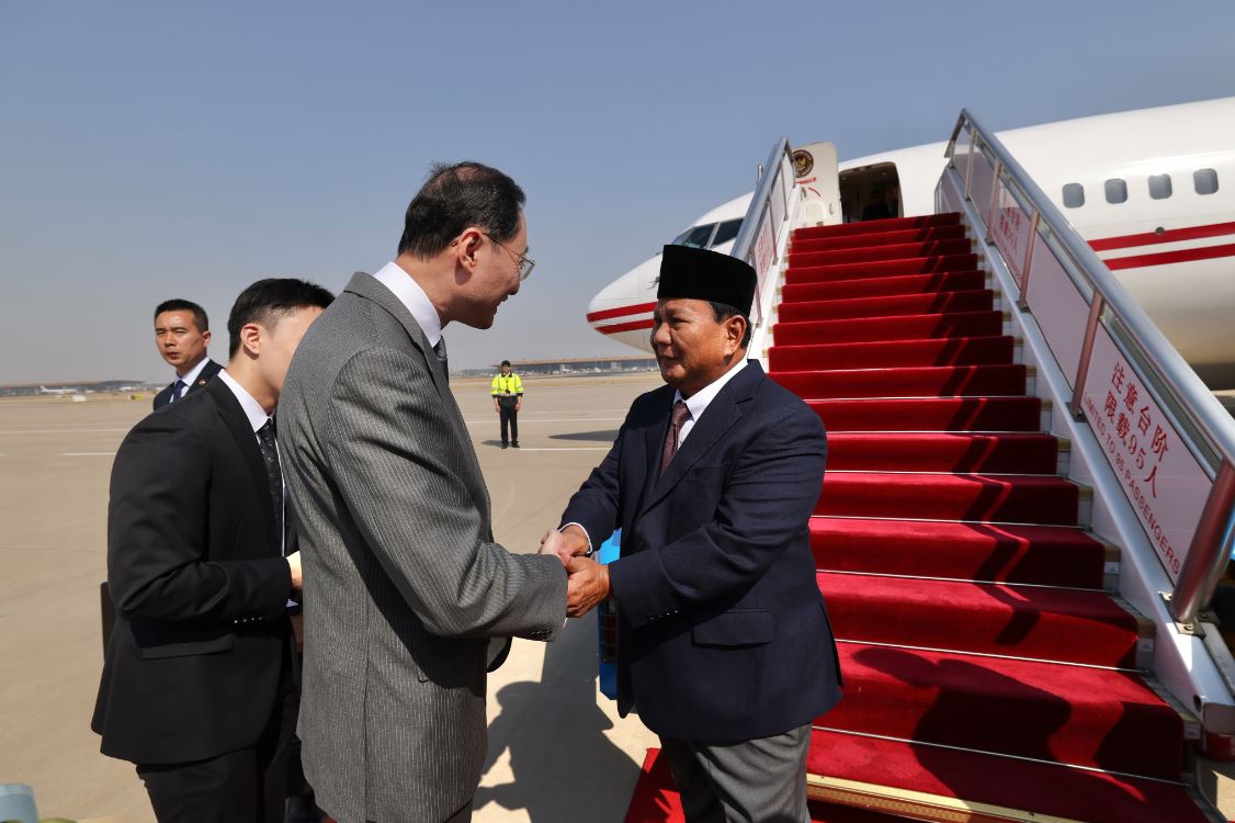 Prabowo Subianto Tiba di China, Bertemu Xi Jinping, Perdana Menteri, dan Menteri Pertahanan China