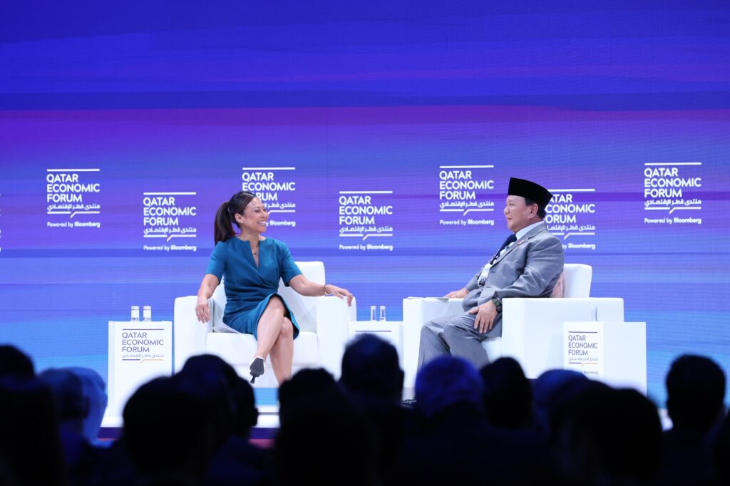 Prabowo Subianto Reveals Government Focus on Food, Energy, and Downstream Industries at the Qatar Economic Forum