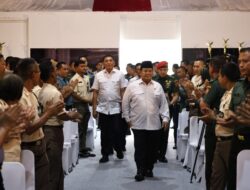 Prabowo Subianto Organizes Halal Bihalal Gathering for 1,000 Defense Ministry Staff