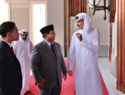 Prabowo Subianto and Gibran Rakabuming Raka Hold Meeting with Emir of Qatar and Qatari PM to Discuss Cooperation and Gaza Situation