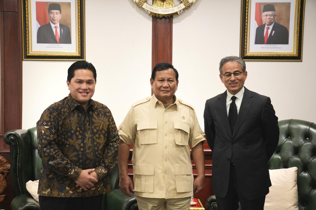 Prabowo Subianto Meets with Erick Thohir and Founder of Emaar Properties UAE to Discuss Indonesia’s Potential Growth