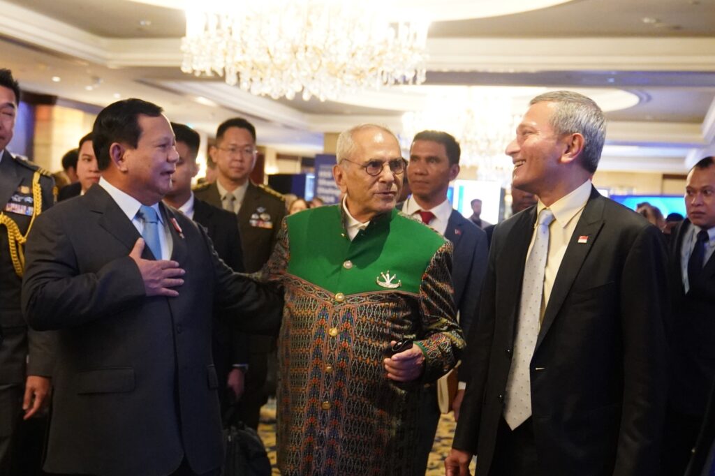 Prabowo Subianto Shares a Heartfelt Moment with Timor Leste President Ramos Horta at IISS Shangri-La Forum