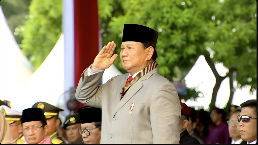 Prabowo Subianto Excitedly Returns to Activities After Surgery for Bhayangkara’s 78th Anniversary