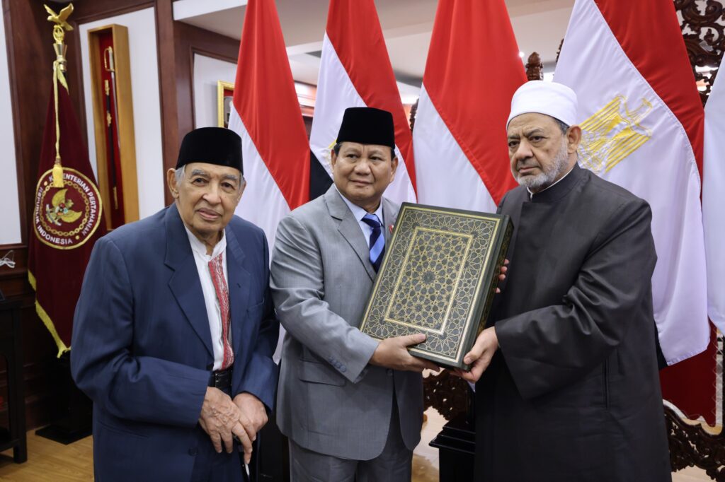 The Grand Imam of Al Azhar Prays for Prabowo Subianto’s Success as Leader of Indonesia