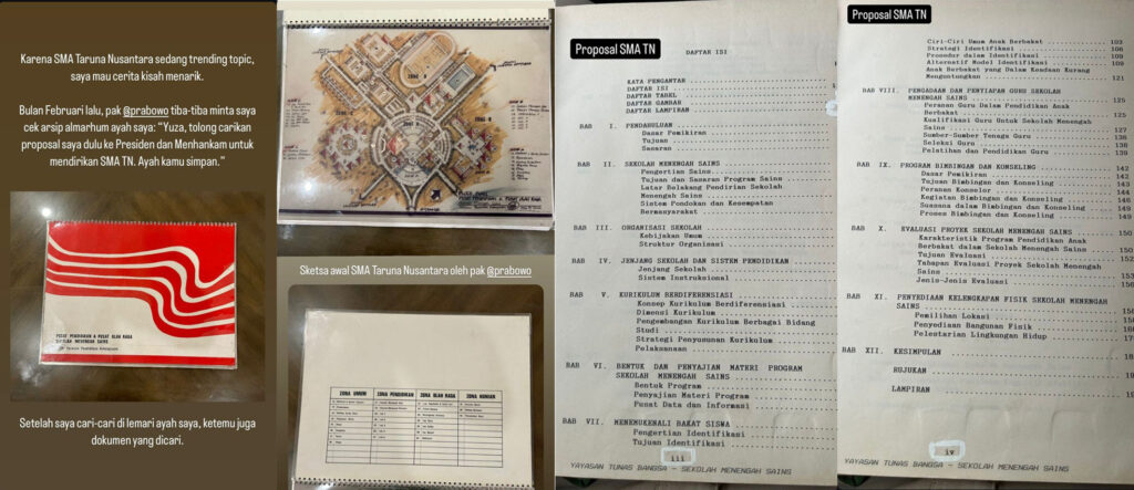 Dr. Boyke Setiawan’s Son Unveils Prabowo Subianto’s Proposal to Found SMA Taruna Nusantara in 1988