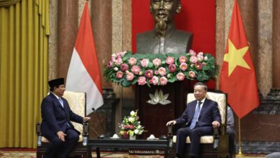 Prabowo Subianto Bertemu Presiden Vietnam di Hanoi untuk Bahas Kemitraan Strategis