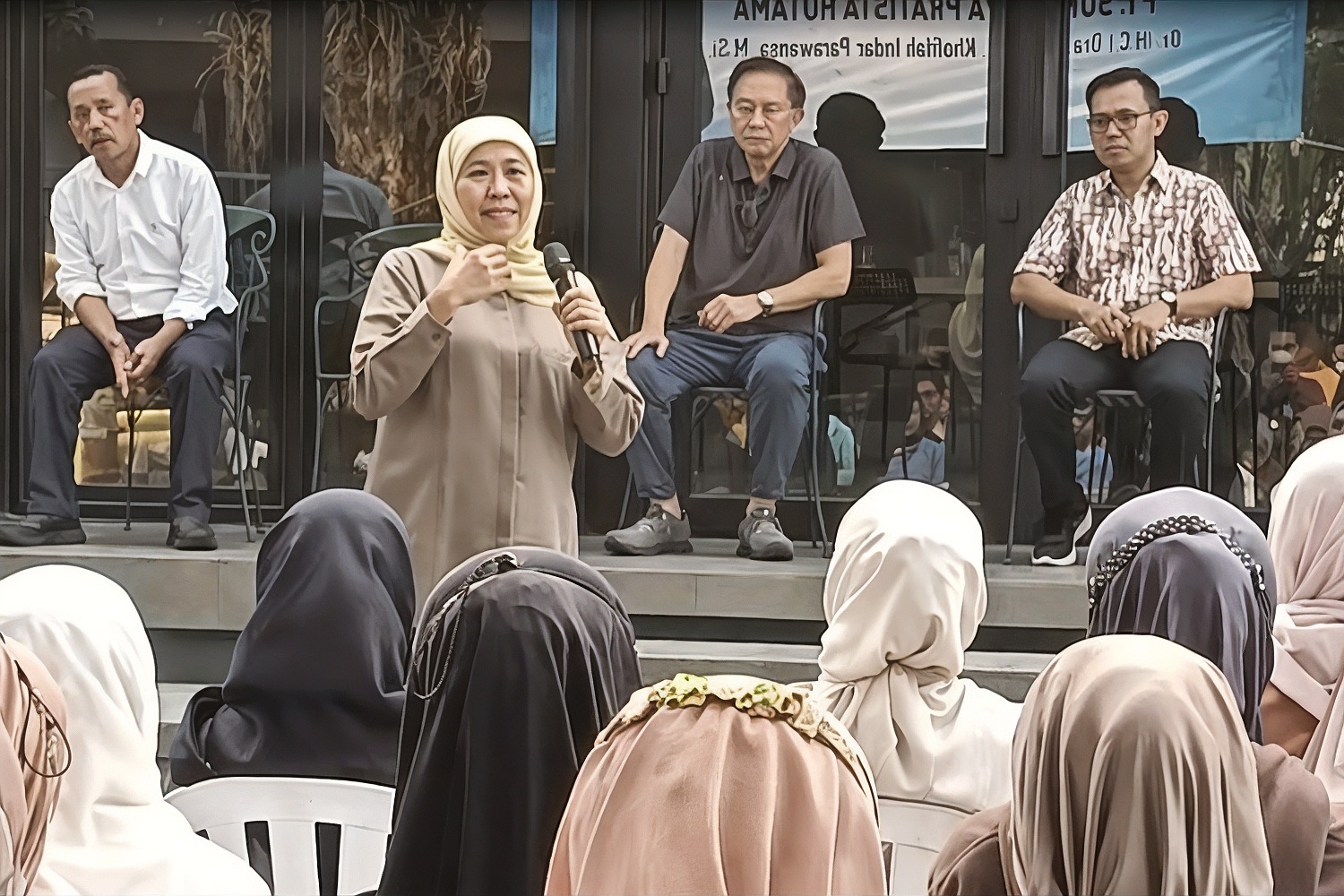 Prabowo Subianto’s Birthday Commemorated by Khofifah and Workers in Sidoarjo with Al-Fatihah Prayer