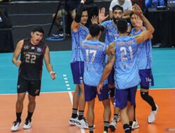 Pemain Bank Sumsel Babel di PLN Mobile Proliga 2025