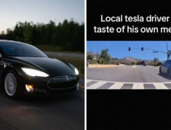 Pengemudi Tesla Terpesona dengan Sensasi Mobil Sport